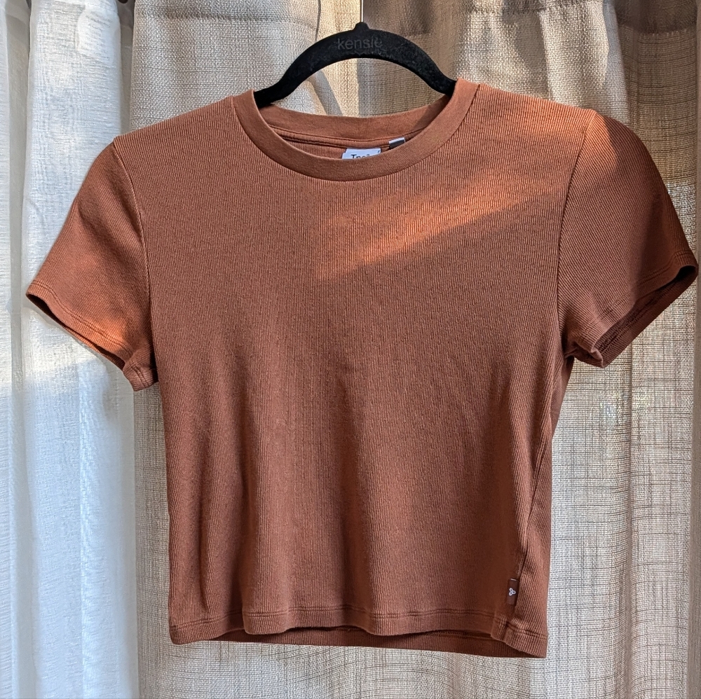 Aritzia TNA Rust Short Sleeve Tee